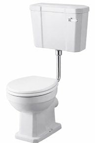 Noble Low Level Toilet with Seat; {'Title': 'Default Title'}; supplier brochure photograph