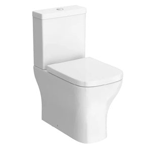 Earl Close Coupled Toilet with Soft Close Seat; {'Configuration': 'Back to Wall Close Coupled'}; supplier brochure photograph