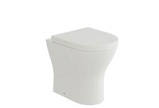 Dora Rimless Back to Wall Pan & Soft Close Seat; {'Title': 'Default Title'}; supplier brochure photograph