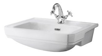 Noble Semi-Recessed Basin; {'Size': '560 mm'}; supplier brochure photograph