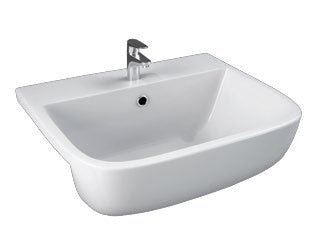 Sequence 600 Semi-Recessed Basin; {'Size': '520 mm'}; supplier brochure photograph