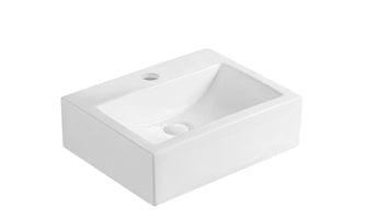 Trine Wall Hung Basin; {'Size': '365 x 250 mm'}; supplier brochure photograph