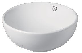 Girona Countertop Basin; {'Size': '430 mm diameter'}; supplier brochure photograph