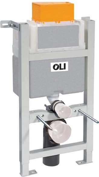 OLI Expert Plus 820 WC Frame; {'Size': '400 x 820-1020 x 150-200 mm'}; supplier brochure photograph