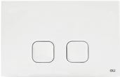 OLI Plain Flush Plate; {'Finish': 'White'}; supplier brochure photograph