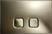 OLI Plain Flush Plate; {'Finish': 'Brushed Brass'}; supplier brochure photograph
