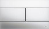 OLI Slim Flush Plate; {'Finish': 'Satin Chrome'}; supplier brochure photograph