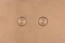 OLI Blink Pneumatic Flush Plate; {'Finish': 'Bronze'}; supplier brochure photograph
