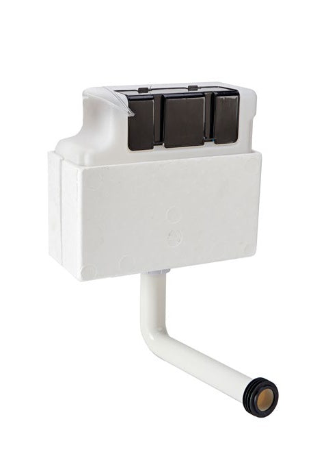 Wharfe Pneumatic Concealed WC Cistern; {'Size': '362 x 160 x 315 mm'}; supplier brochure photograph