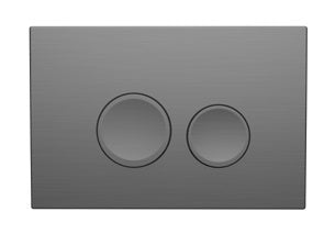 Wharfe Flush Plate; {'Finish': 'Gunmetal'}; supplier brochure photograph