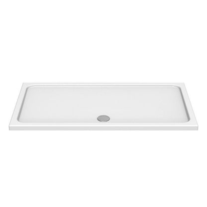 Shower Tray white Stone resin with 90mm FastFlow Waste