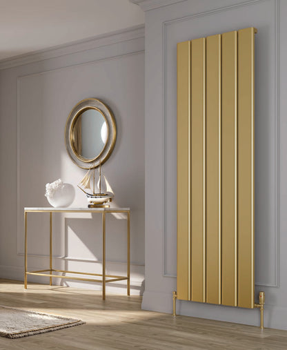 Reina Caldaro Vertical — Reina brochure page 102; Brass; pictured size 1800 x 620 mm