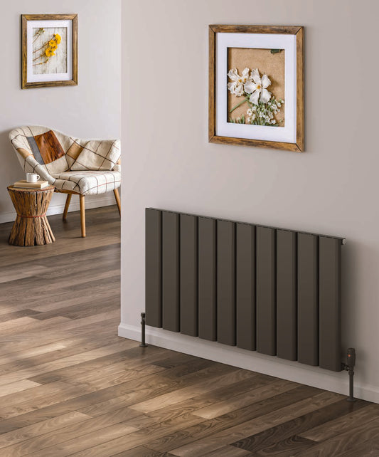 Reina Caldaro Horizontal — Reina brochure page 104; Anthracite; pictured size 600 x 1245 mm