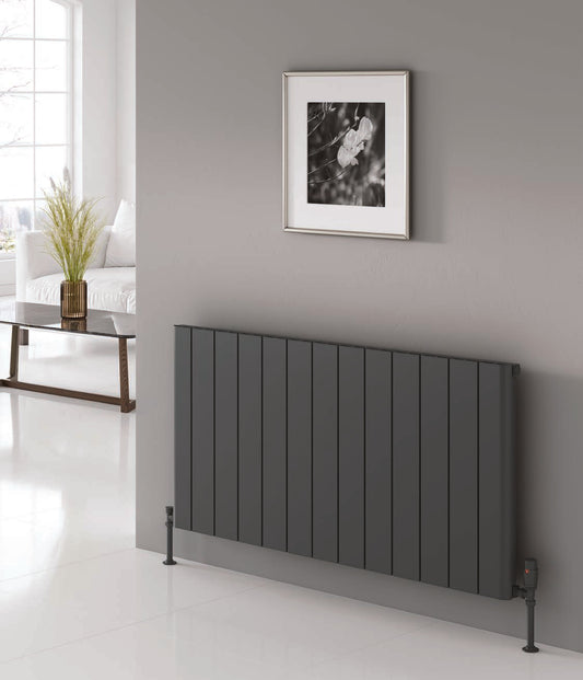 Reina Resia Horizontal — Reina brochure page 113; Anthracite; pictured size 600 x 1230 mm