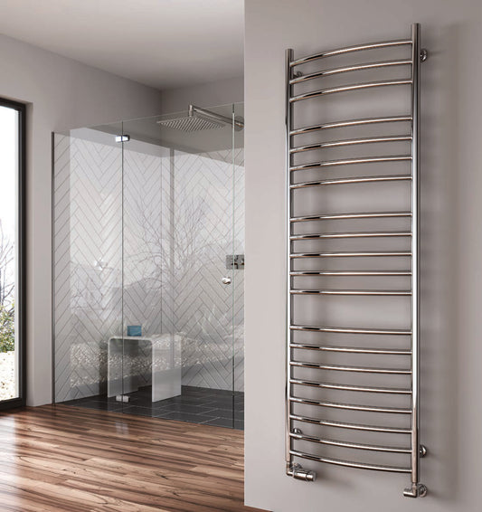 Reina EOS — Reina brochure page 122; Polished Stainless Steel; pictured size 1500 x 500 mm