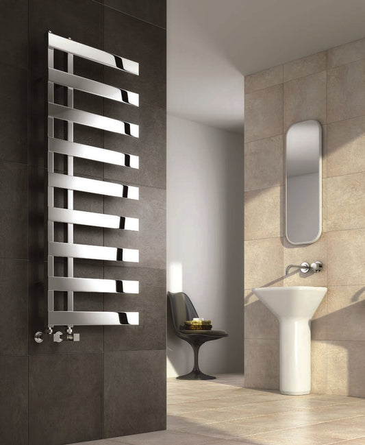 Reina Capelli — Reina brochure page 128; Polished Stainless Steel; pictured size 1235 x 500 mm