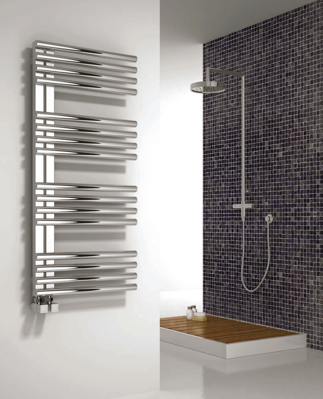Reina Adora — Reina brochure page 130; Polished Stainless Steel; pictured size 1106 x 500 mm