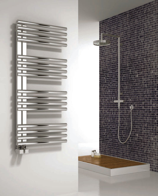 Reina Adora — Reina brochure page 130; Polished Stainless Steel; pictured size 1106 x 500 mm