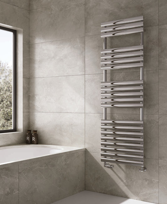 Reina Helin — Reina brochure page 136; Polished Stainless Steel; pictured size 1535 x 500 mm