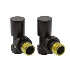 Reina Portland Angled Valves — Reina brochure page 174; Black