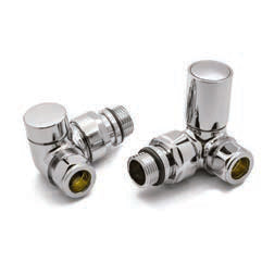 Reina Crova Corner Valves — Reina brochure page 175; Chrome