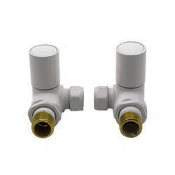 Reina Crova Corner Valves — Reina brochure page 175; White