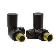 Reina Crova Corner Valves — Reina brochure page 175; Black