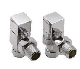 Reina Loge Angled Valves — Reina brochure page 175; Chrome