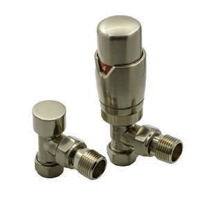 Reina Modal Trv Angled Valves — Reina brochure page 176; Brushed