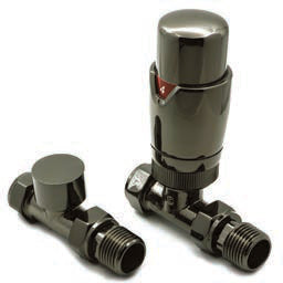 Reina Modal Trv Straight Valves — Reina brochure page 176; Oiled Bronze