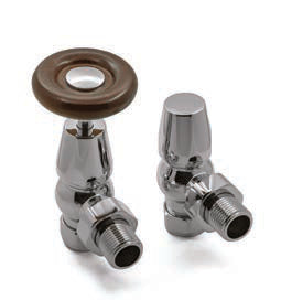 Reina Surrey Angled Valves — Reina brochure page 176; Chrome