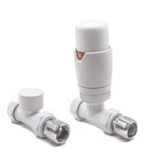 Reina Modal Trv Straight Valves — Reina brochure page 177; White