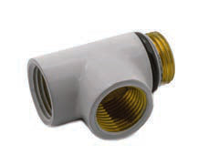 Reina Dual Fuel T-Piece — Reina brochure page 178; White