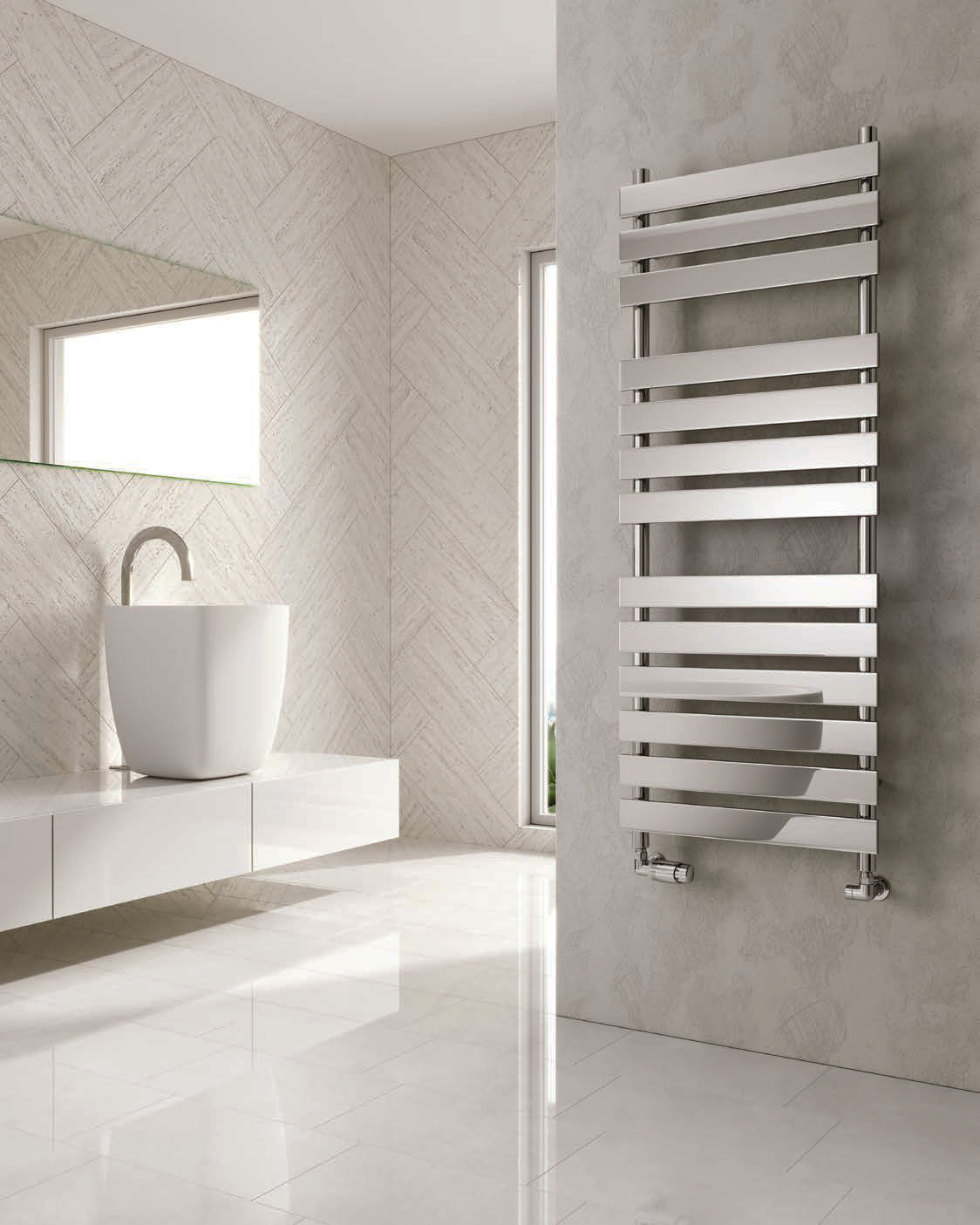 Reina Trento — Reina brochure page 81; Chrome; pictured size 1300 x 500 mm