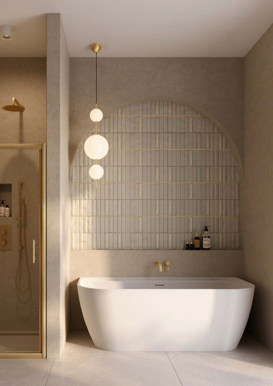 Bay Freestanding Bath — genuine brochure model/range photograph