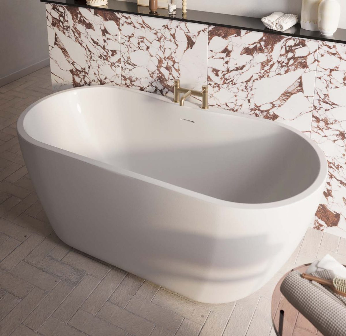 Onyx Freestanding Bath — genuine brochure model/range photograph