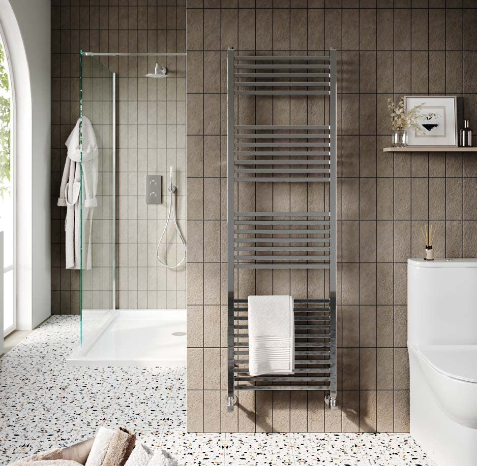 Simona Towel Radiator — genuine brochure model/range photograph